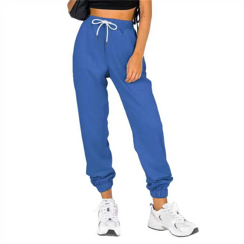 Damen Sportliche Sweatpants mit praktischem Kordelzug und elastischem Bund Drune
