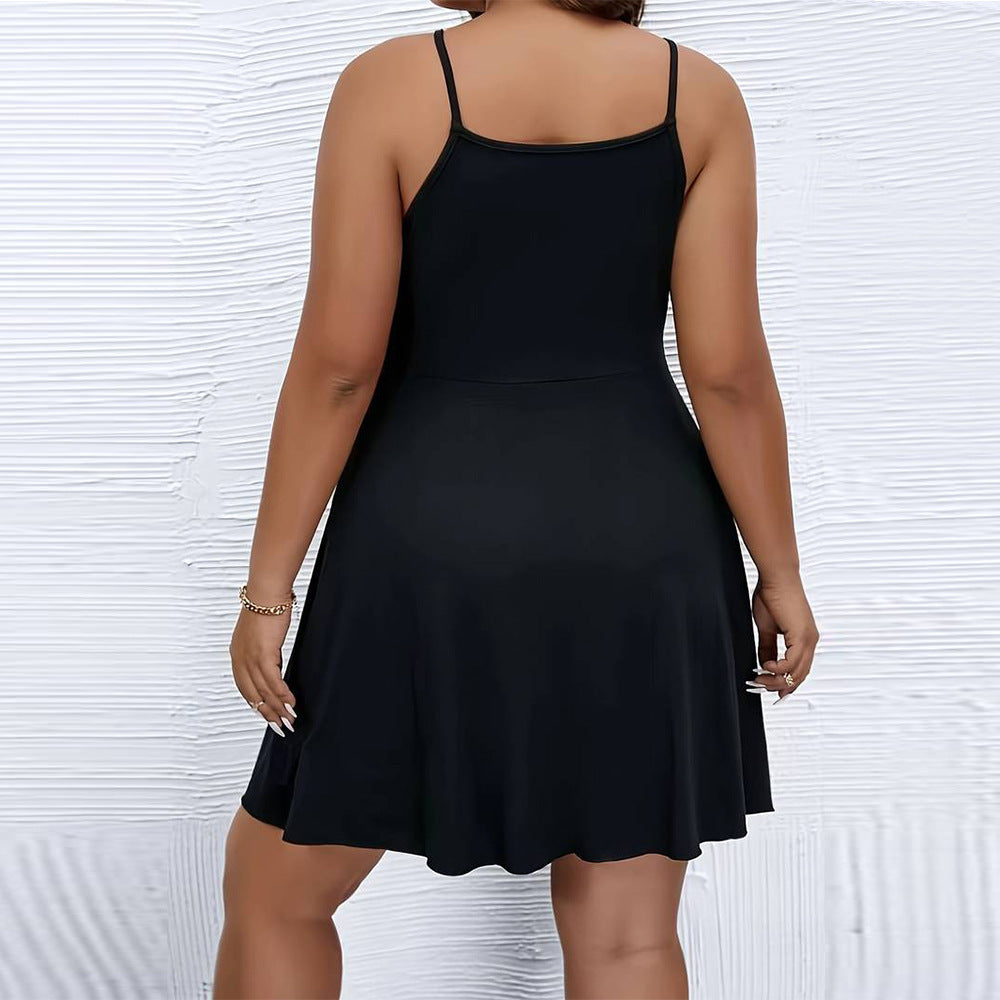Damen Freizeitkleid mit modernen Cut-Outs Drune