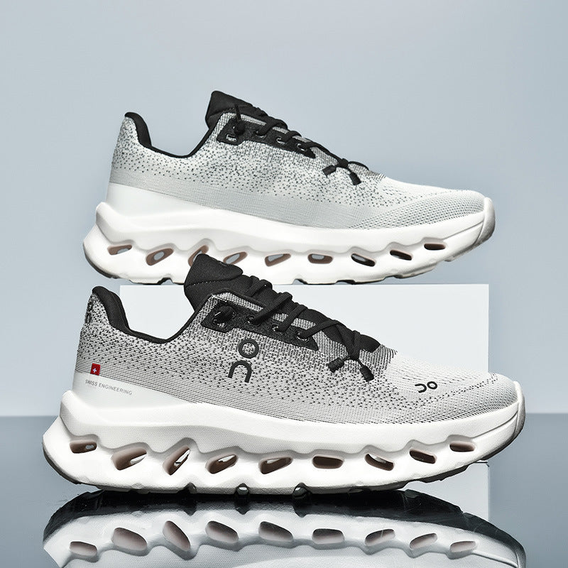 Unisex leichte Performance-Laufschuhe mit Hohlkammer-Zwischensohle und nahtlosem Strickoberteil Drune