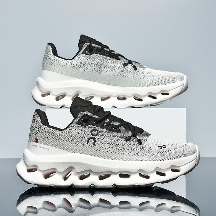 Unisex leichte Performance-Laufschuhe mit Hohlkammer-Zwischensohle und nahtlosem Strickoberteil Drune