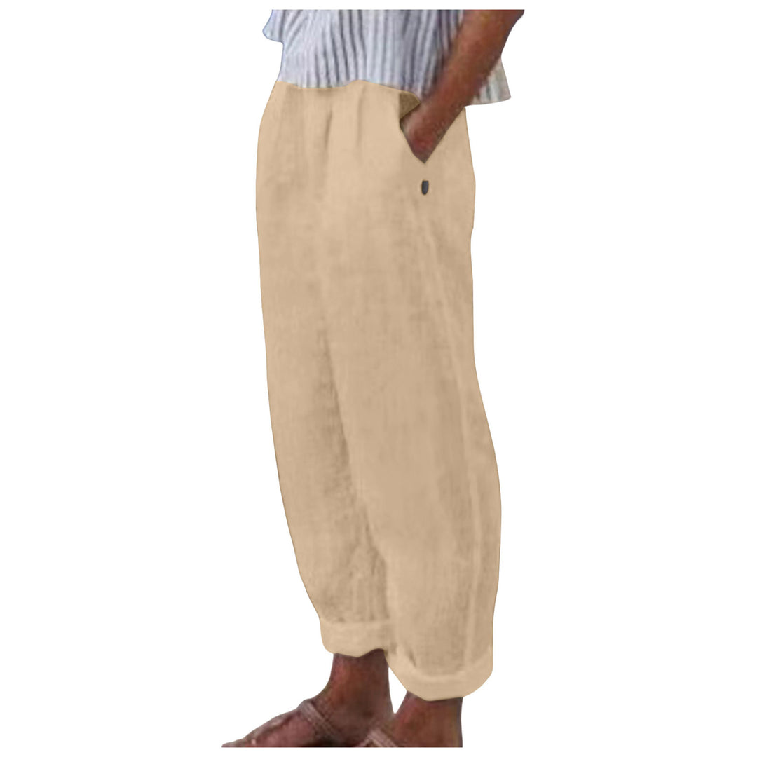 Damen Relaxed Fit Leinenhose Drune