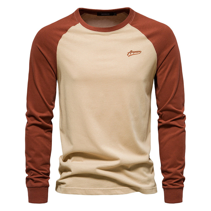 Herren Langarmshirt mit markantem Raglan-Design Drune