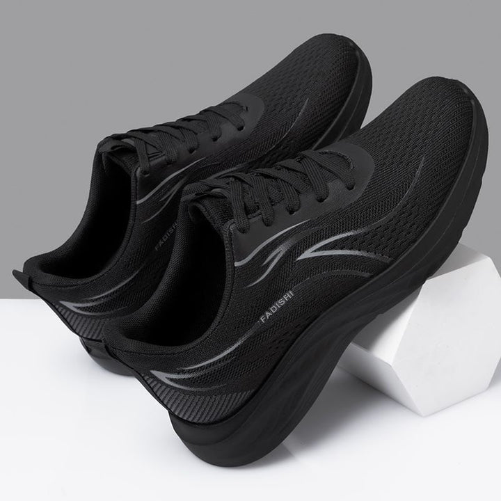 Herren Atmungsaktive Strick-Laufschuhe mit Komfortdämpfung und rutschfester Sohle Drune