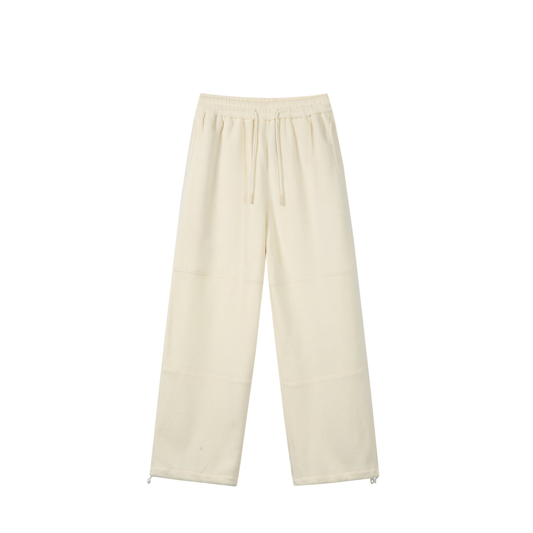 Damen Weite Fleece-Jogginghose mit Tunnelzugbund, Eingrifftaschen und verstellbarem Saum Drune