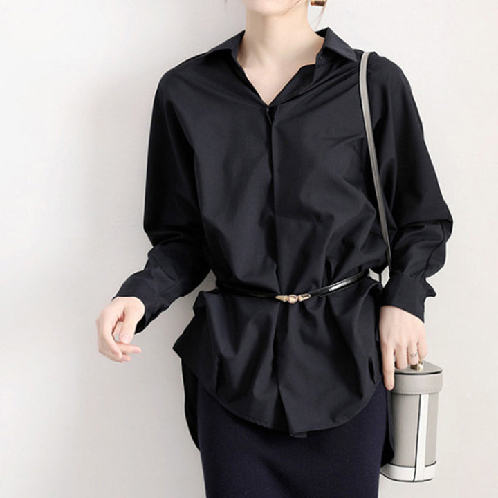 Damen Elegante Bluse mit modernem Schnitt Drune