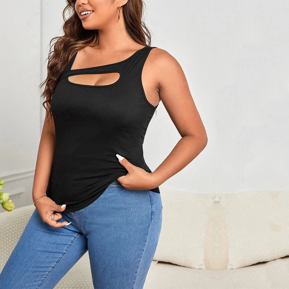 Damen Body mit asymmetrischem Cut-Out und komfortablem Schlangenprint Drune