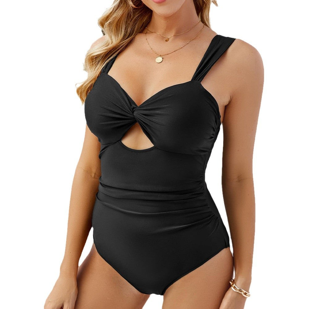 Damen Eleganter Badeanzug mit schickem Twist-Detail Drune