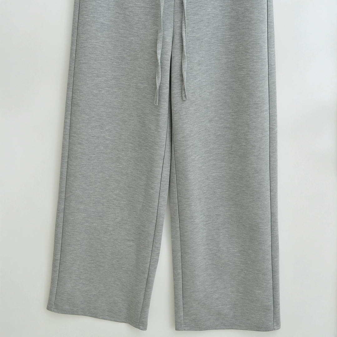 Damen Culotte-Loungehose mit hohem Komfortbund und Tunnelzug Drune