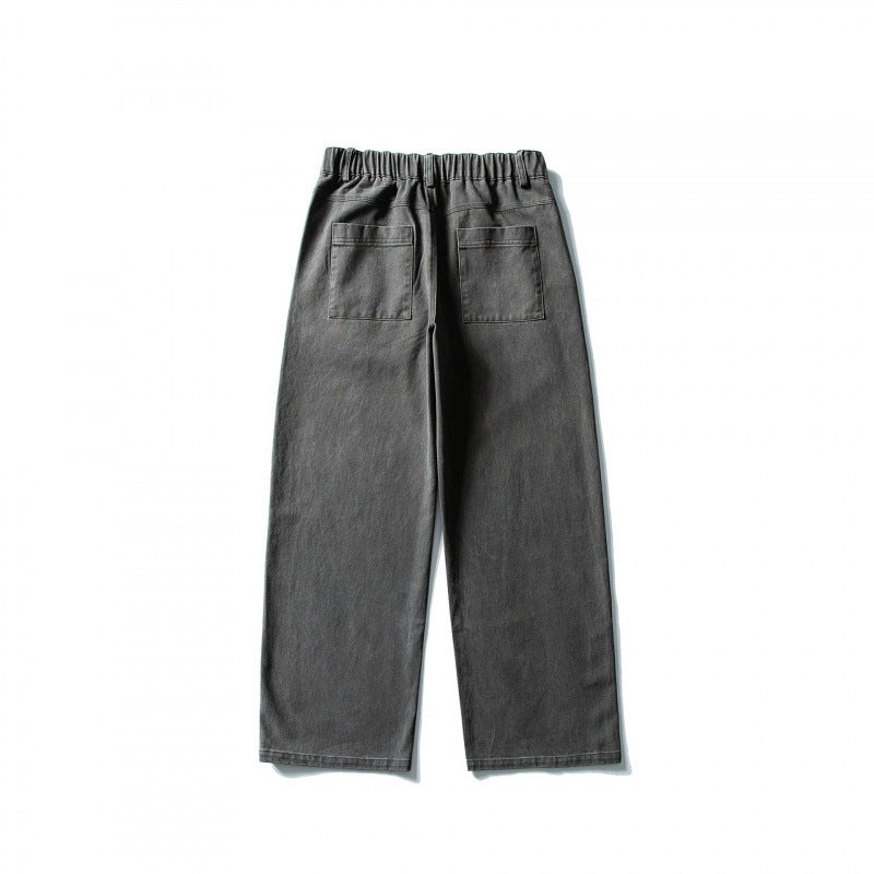 Damen Wide‑Leg Jeanshose aus robustem Denim mit elastischem Bund Drune