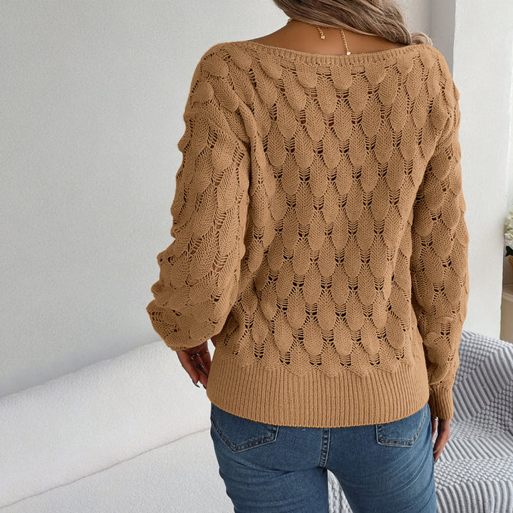 Drune | Hohlstrickpullover Mit Feinem Detailmuster