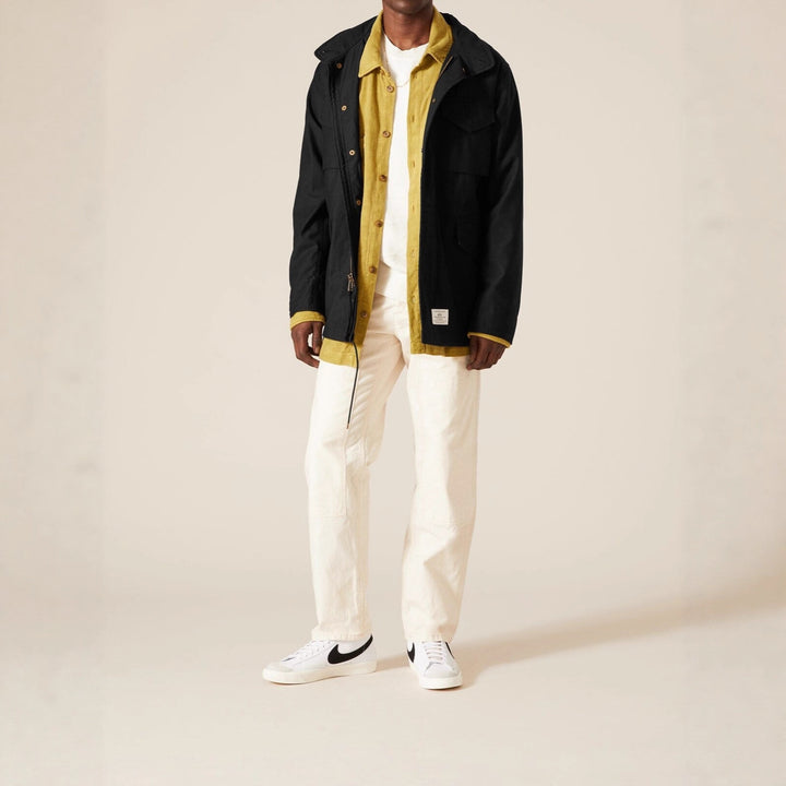 Herren Funktionsjacke mit praktischen Taschen und abnehmbarem Kapuzenkragen Drune