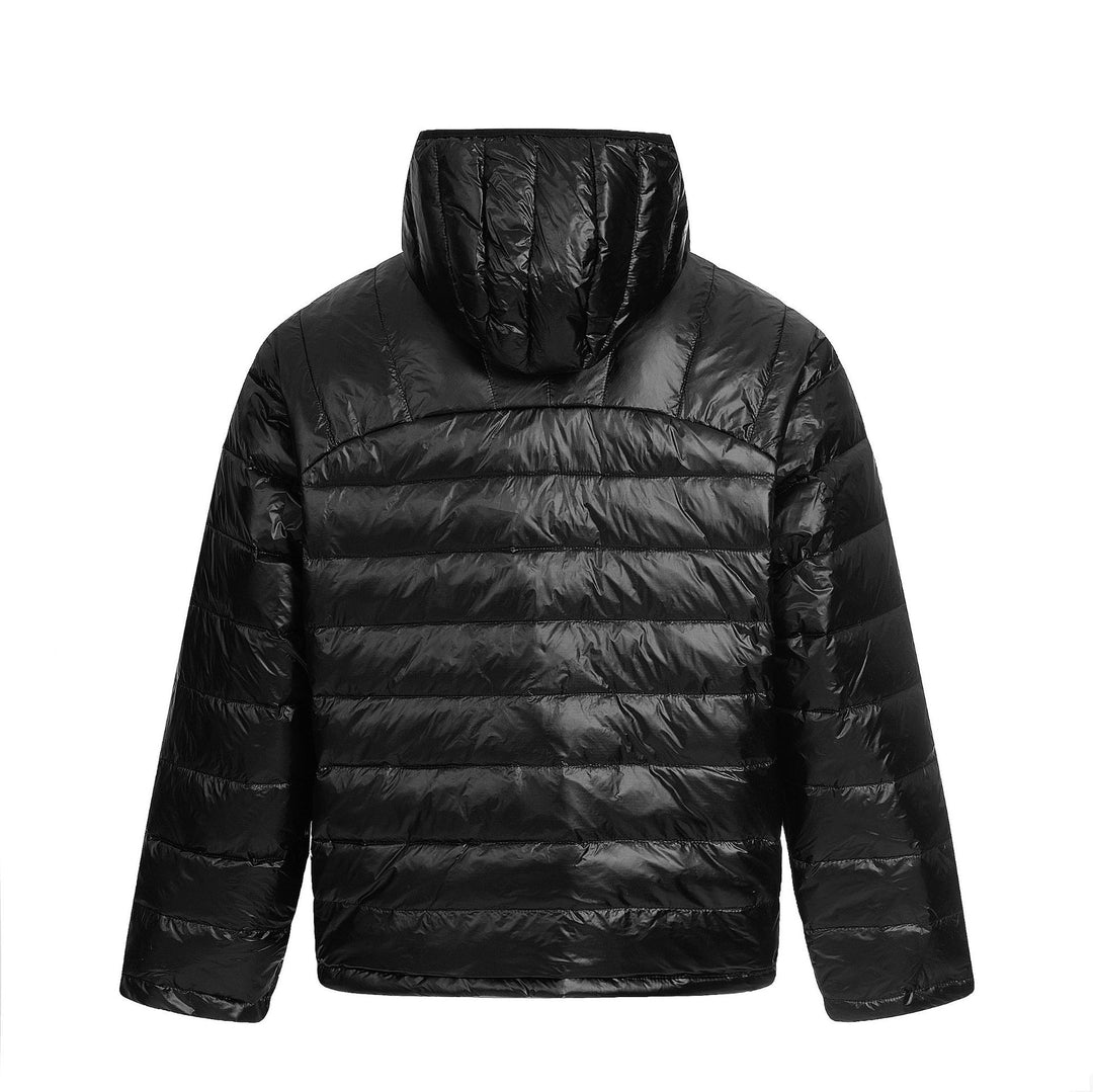 Herren Kurz geschnittener wattierter Halb-Zip Puffer mit Stehkapuze und ultraleichter Isolierung Drune