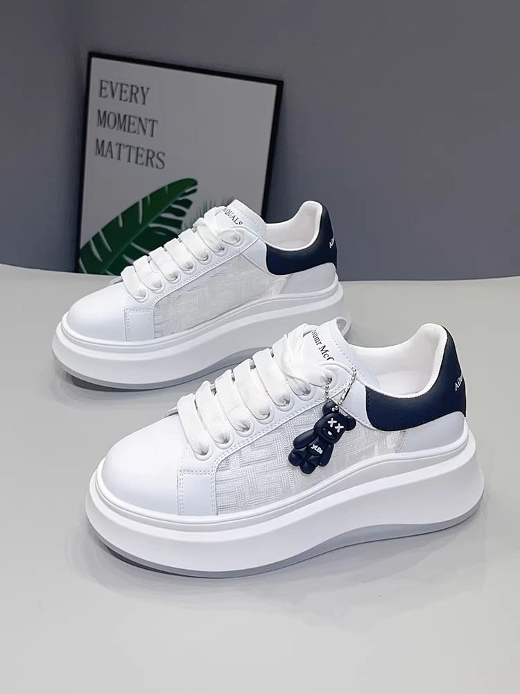Damen modische Chunky Sneakers mit flexibel dämpfender Sohle und atmungsaktiver Estradakonstruktion Drune