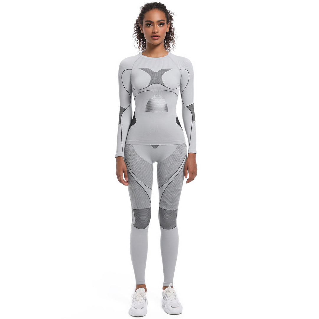 Damen Athletisches Kompressions-Set mit atmungsaktivem Elastic-Werkstoff Drune