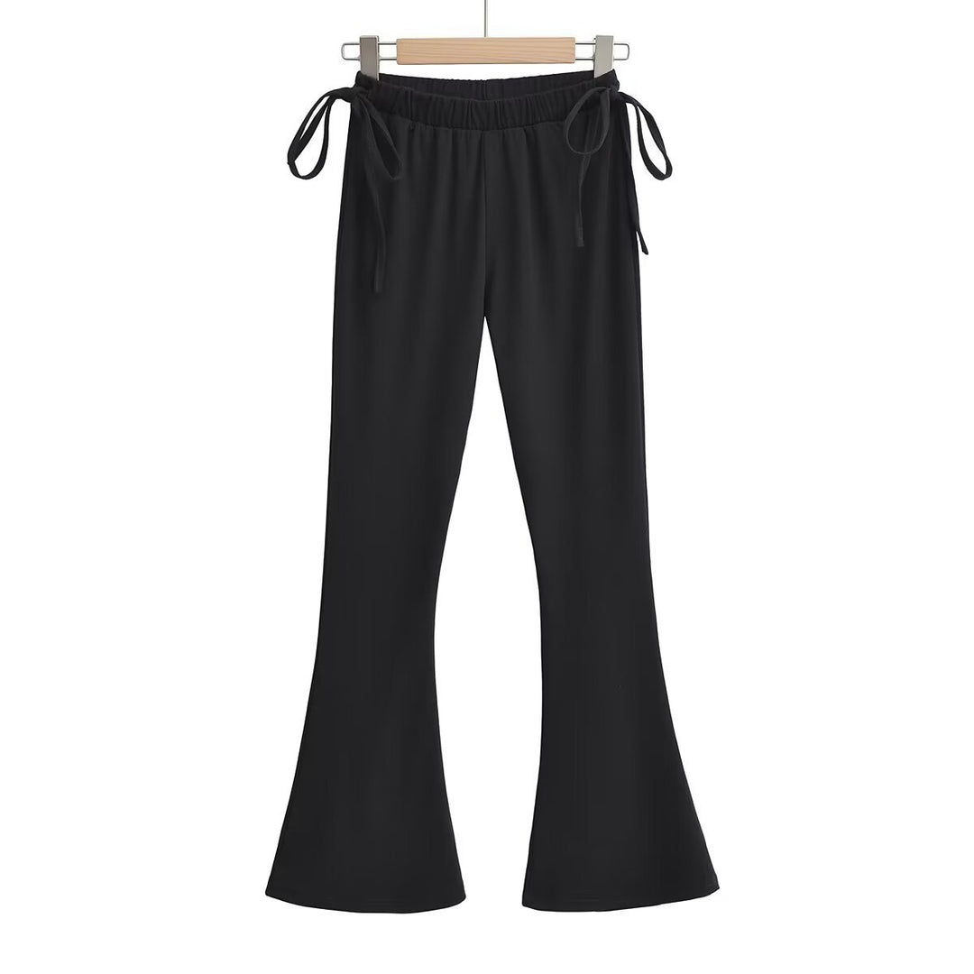 Damen Palazzo-Hose mit elegantem Kordelzug Drune