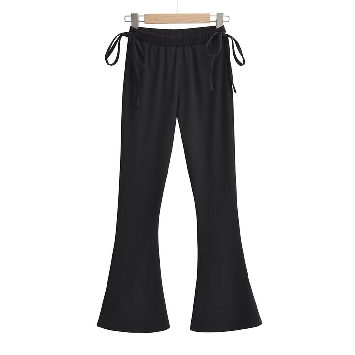 Damen Palazzo-Hose mit elegantem Kordelzug Drune