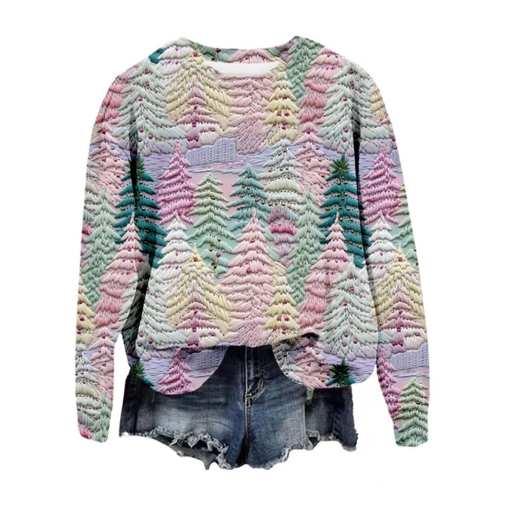 Damen Verspielter Weihnachts-Pullover Drune