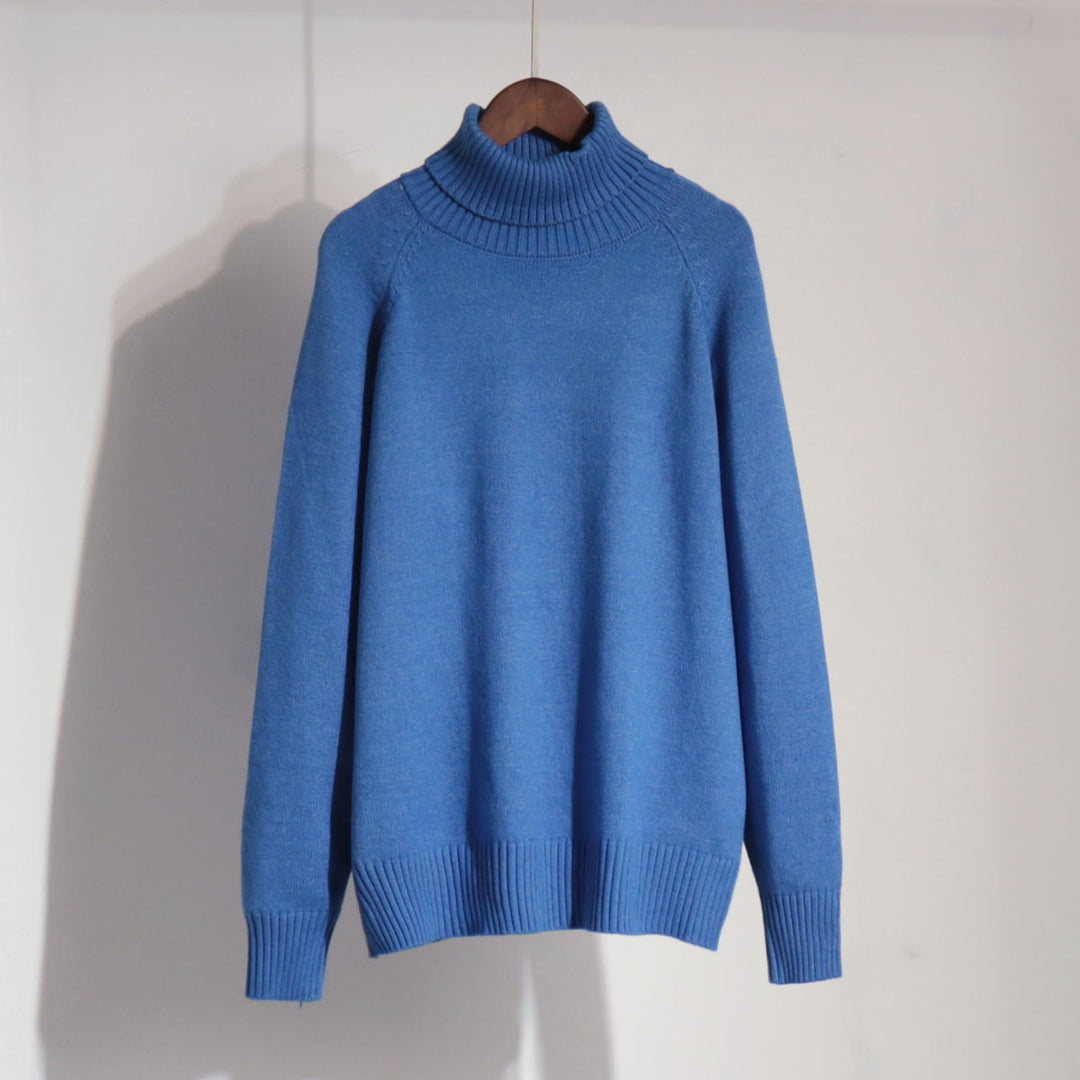 Damen Feinstrickpullover mit hohem Kragen Drune
