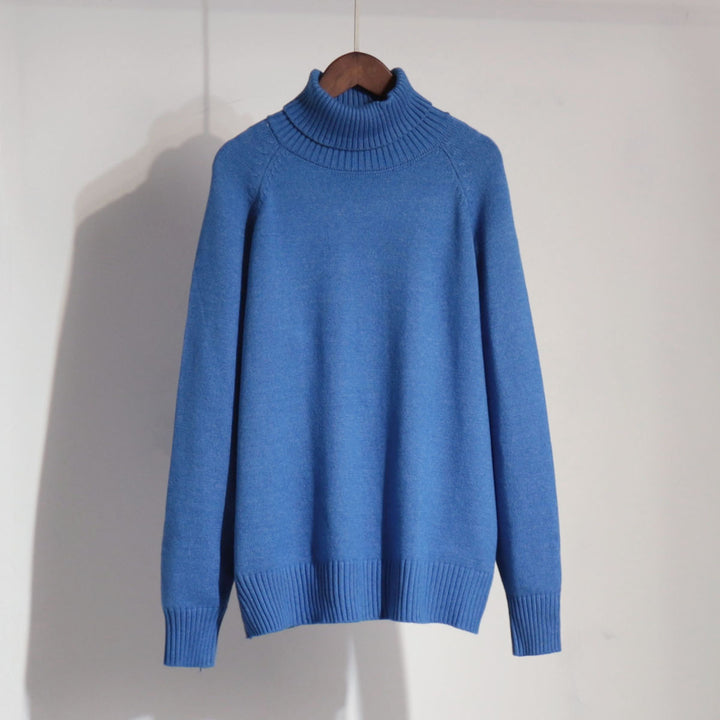 Damen Feinstrickpullover mit hohem Kragen Drune