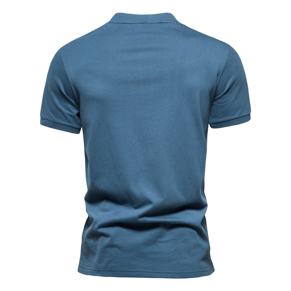 Herren Poloshirt mit modernem Stehkragen und hochwertigem Reißverschluss Drune