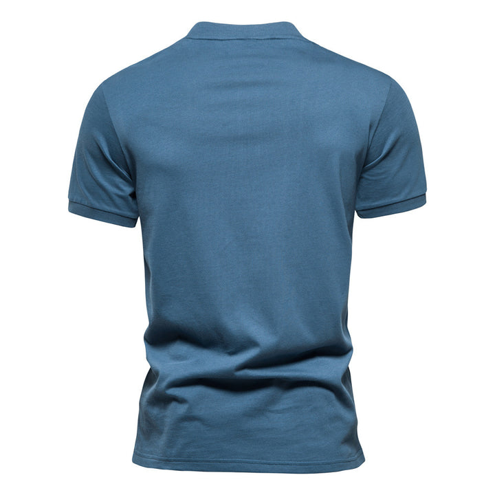 Herren Poloshirt mit modernem Stehkragen und hochwertigem Reißverschluss Drune