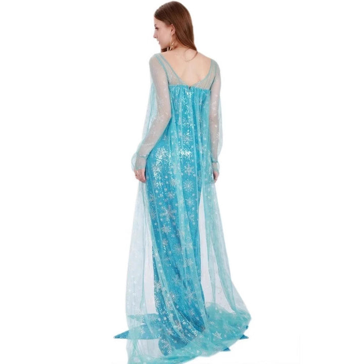 Damen Glitzerndes Meerjungfrauen-Kleid mit schimmerndem Überrock und herzförmigem Ausschnitt Drune