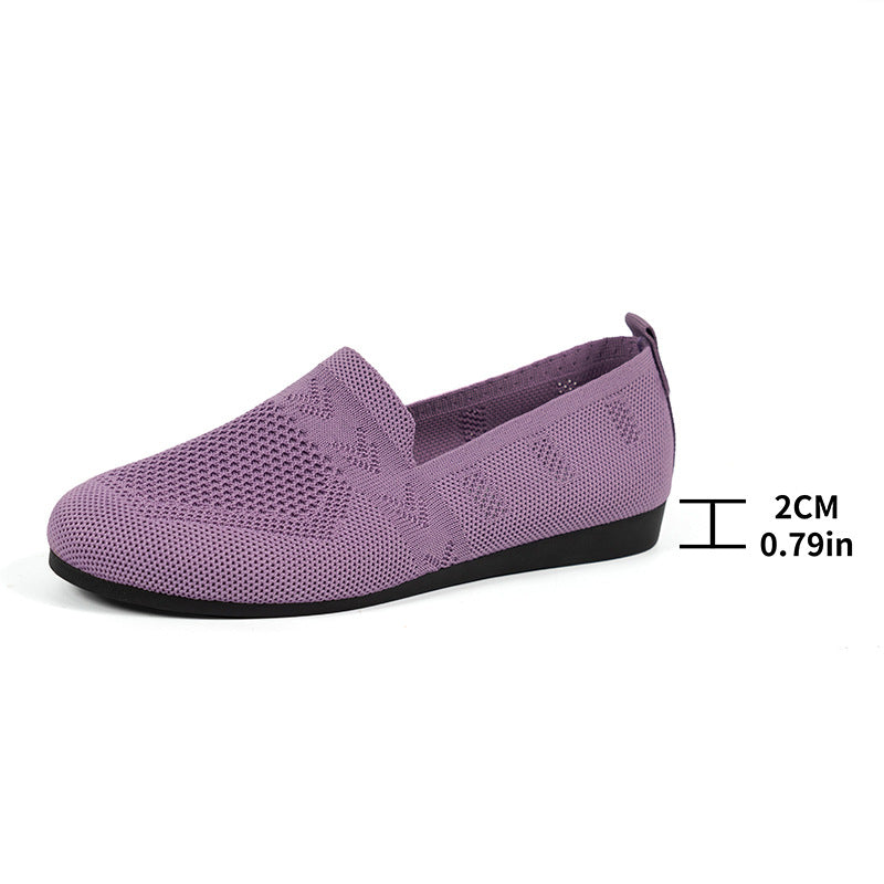 Damen Atmungsaktive Slip-On Espadrilles mit flexiblem Fußbett Drune