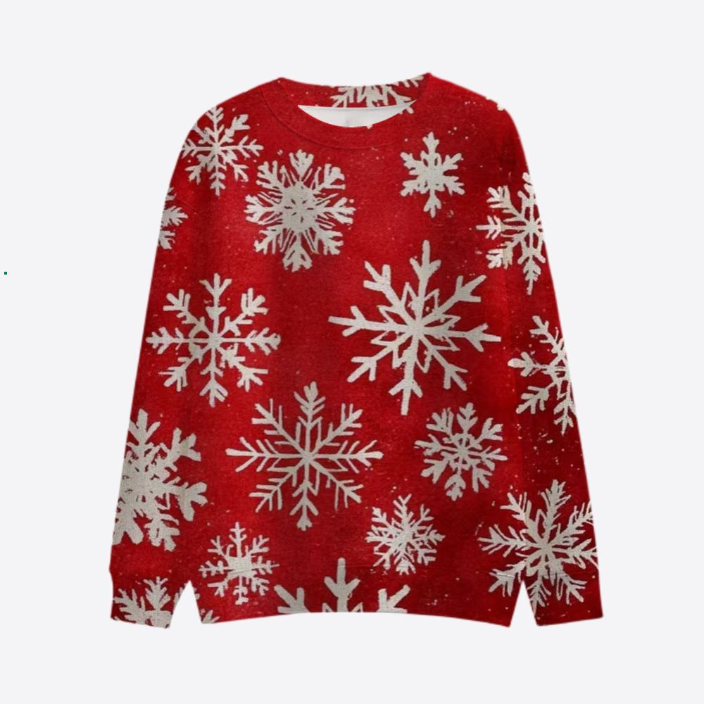 Damen Festlicher Weihnachts-Sweatshirt Drune