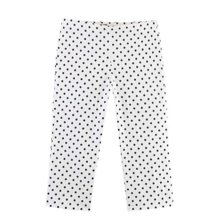 Damen Leggings mit modernem Punktedesign und elastischem Bund Drune