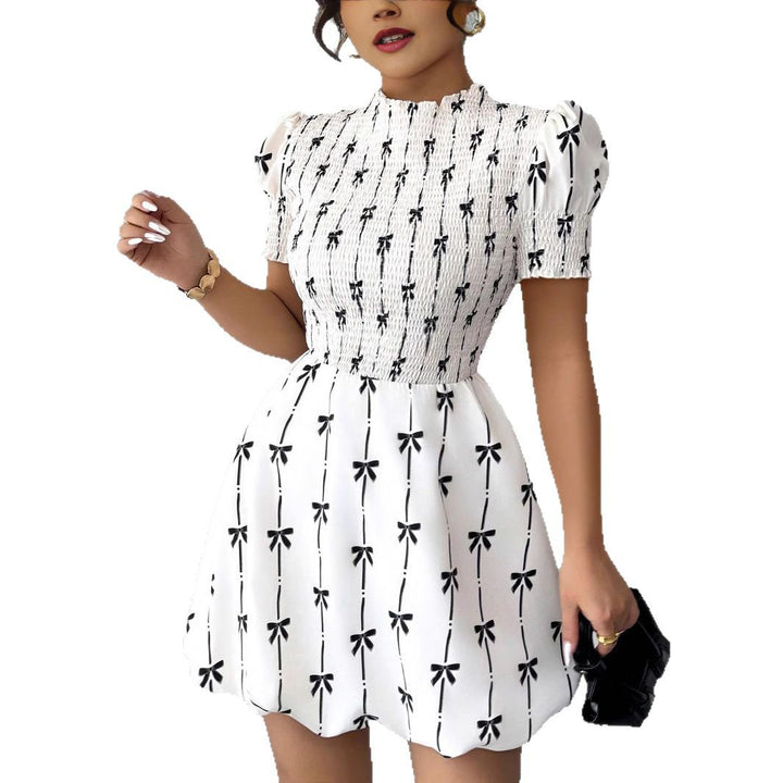 Damen Verspieltes Sommerkleid mit Rüschendetails und hochwertiger Baumwollmischung Drune
