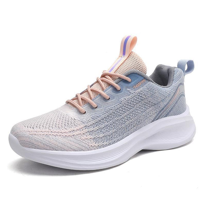 Unisex nan nahtloser Strick-Performance-Sneaker mit gepolsterter Wellen-Zwischensohle Drune