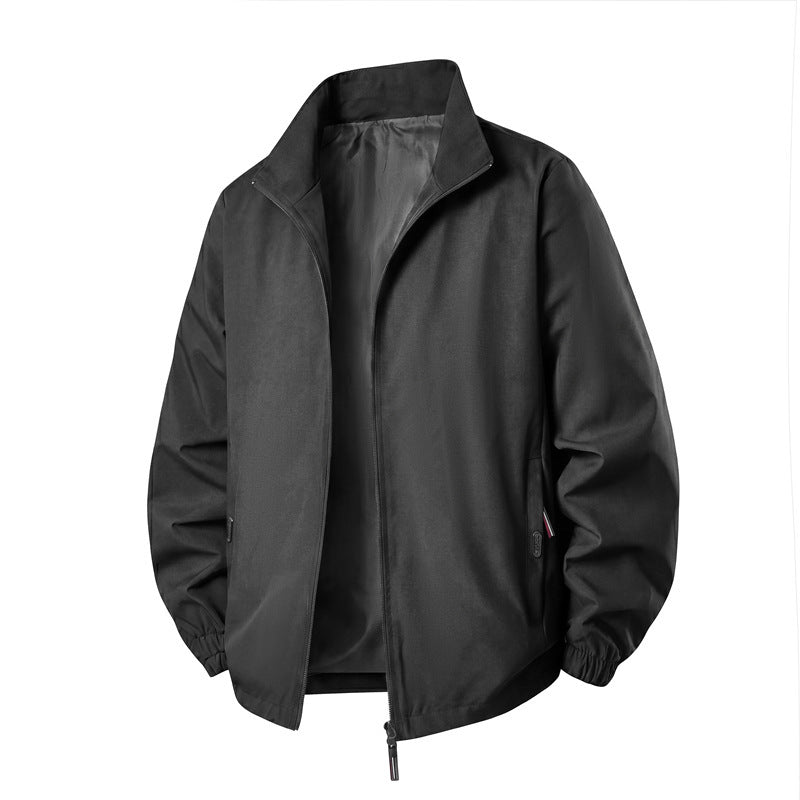 Herren Leichte Übergangsjacke mit hohem Stehkragen Drune