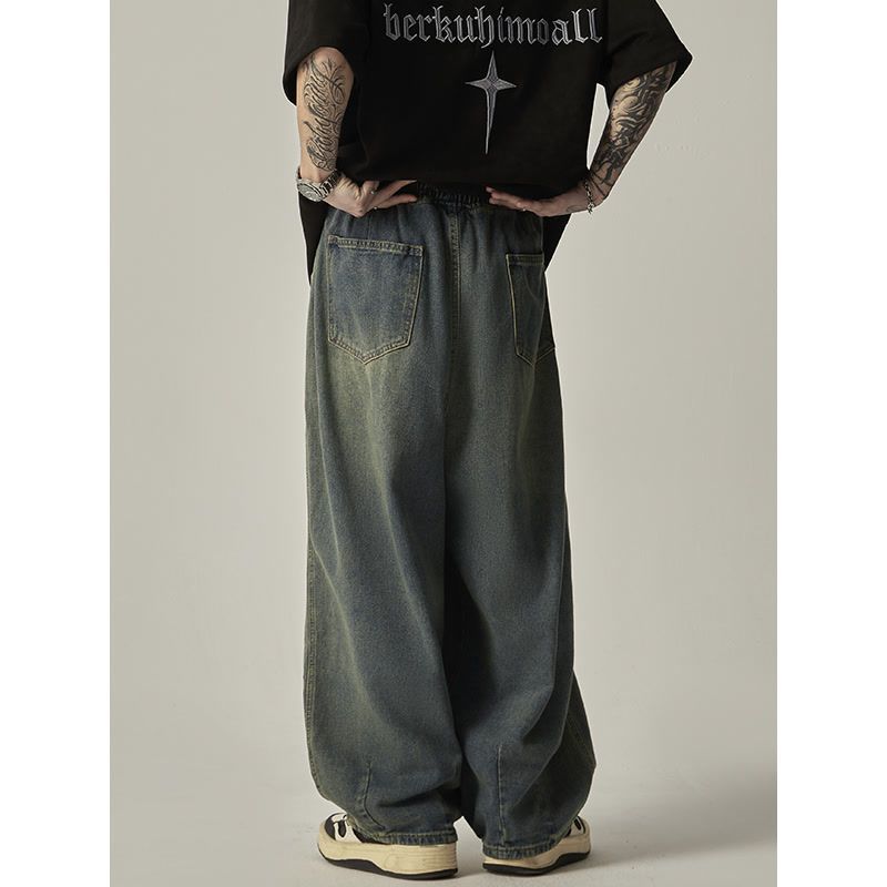 Herren weite Jeans im modernen Vintage-Stil Drune