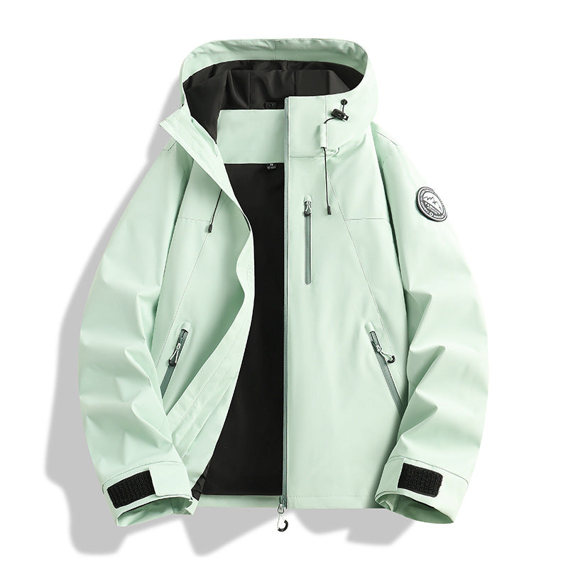 Herren dreiteilige Softshell-Outdoorjacke mit abnehmbarem Fleecefutter und Kapuze Drune