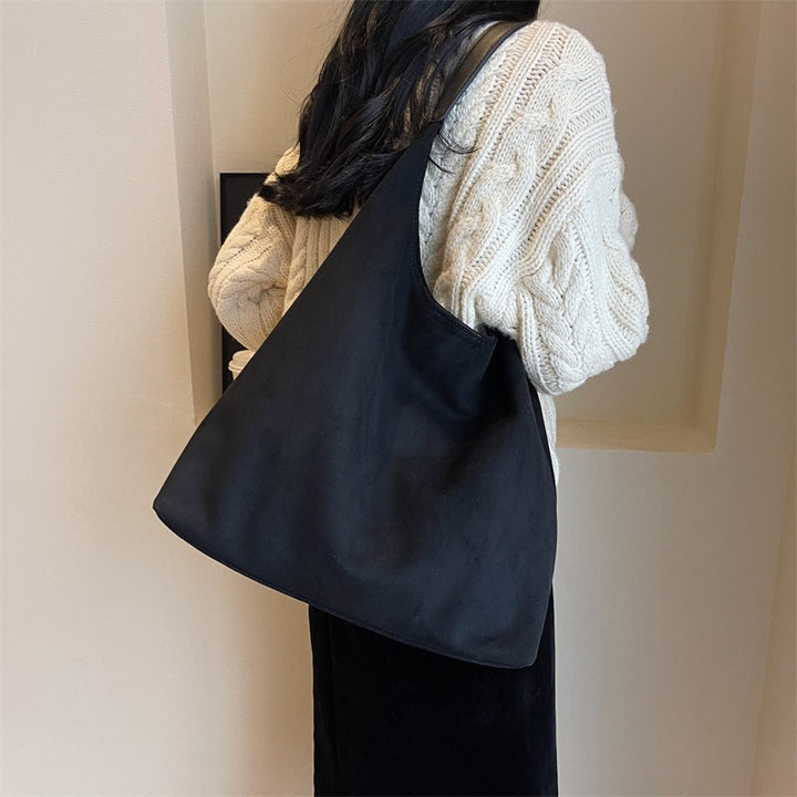 Damen Wildleder Schultertasche Drune