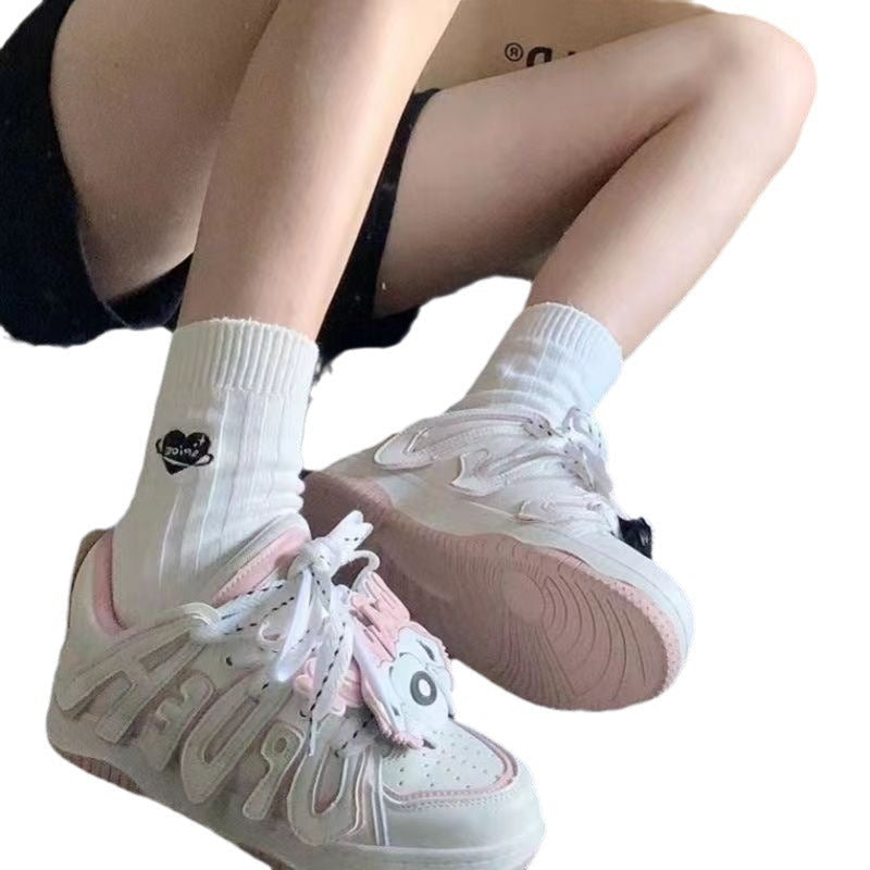 Damen Sneakers mit verspieltem Tierdesign und komfortabler Sohle Drune