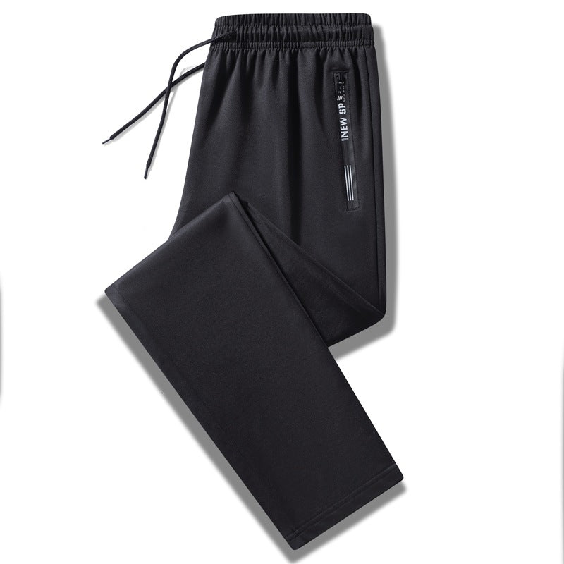 Herren Performance-Trainingshose aus Quick‑Dry‑Mikrofaser mit elastischem Tunnelzugbund und verdeckten Reißverschlusstaschen Drune