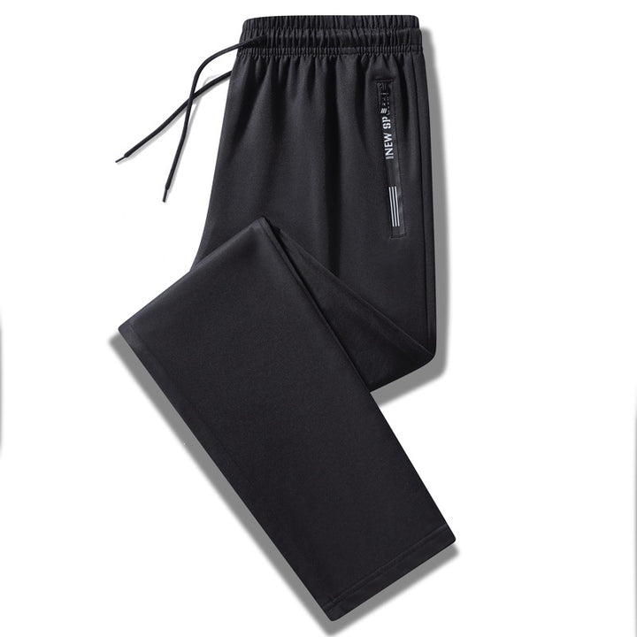 Herren Performance-Trainingshose aus Quick‑Dry‑Mikrofaser mit elastischem Tunnelzugbund und verdeckten Reißverschlusstaschen Drune