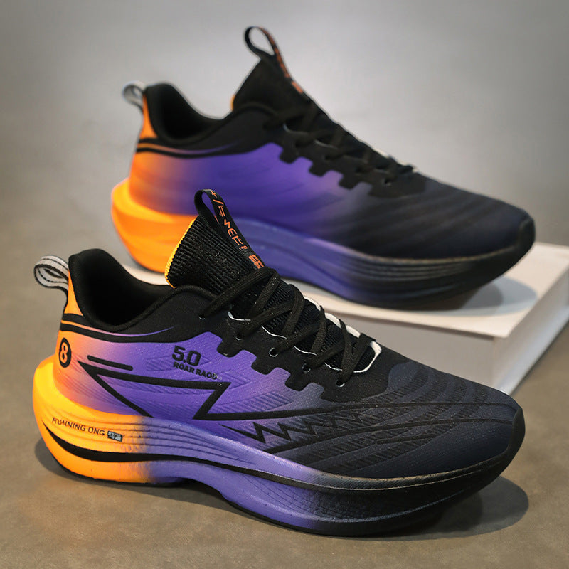 Unisex leichte Wettkampf-Laufschuhe mit reaktiver Dämpfung und sockenähnlichem Schaft Drune