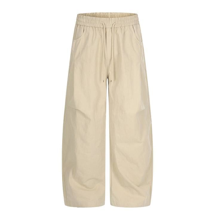 Damen Weite Culotte‑Hose mit elastischem Tunnelzugbund und großen Eingrifftaschen Drune