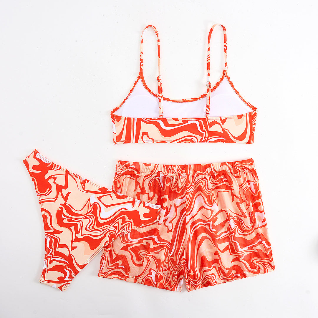 Damen Bikiniset mit innovativem Muster Drune