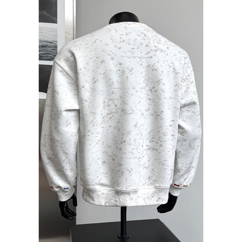 Herren Bequemer Sweatshirt mit bunten Akzenten Drune