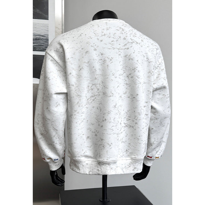 Herren Bequemer Sweatshirt mit bunten Akzenten Drune