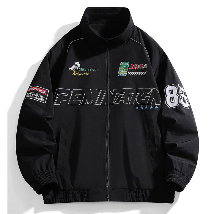 Herren Freizeitjacke mit hohem Kragen Drune
