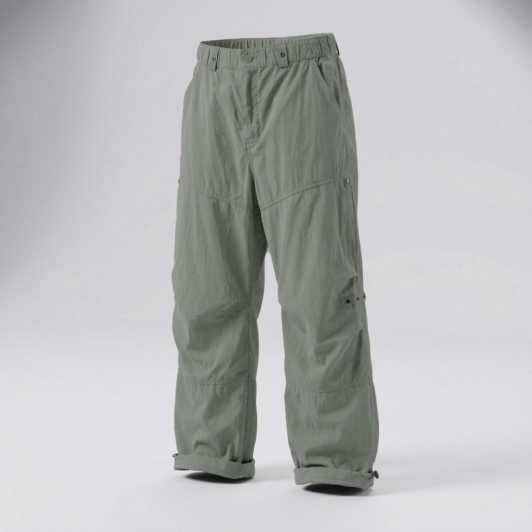 Herren Leichte Reise-Cargo-Hose mit elastischem Bund und verstellbarem Beinabschluss Drune