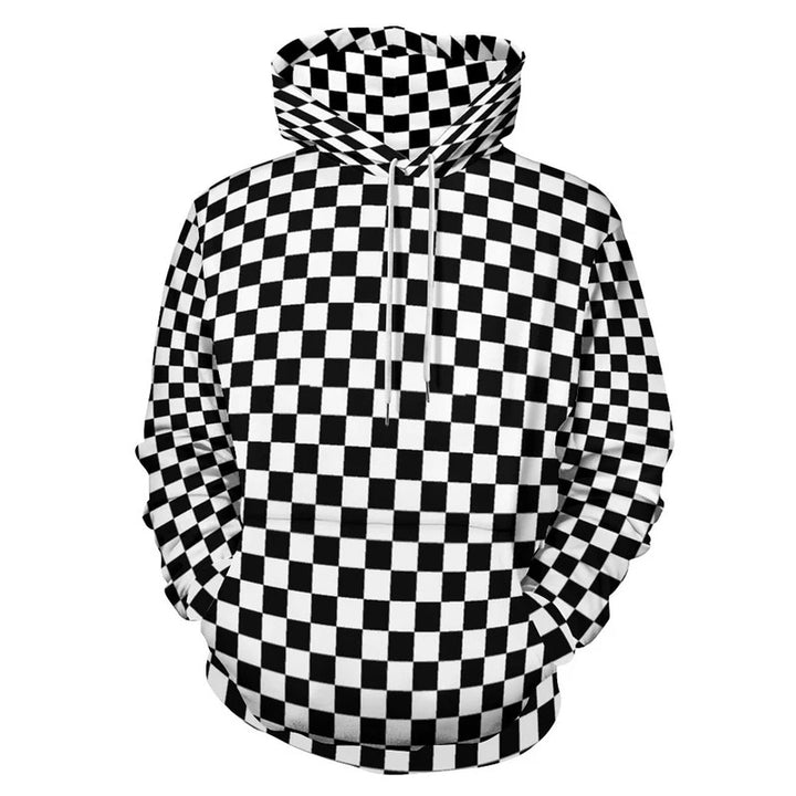 Damen Trendiger Kapuzenpullover mit kreativen Farbverlauf Drune