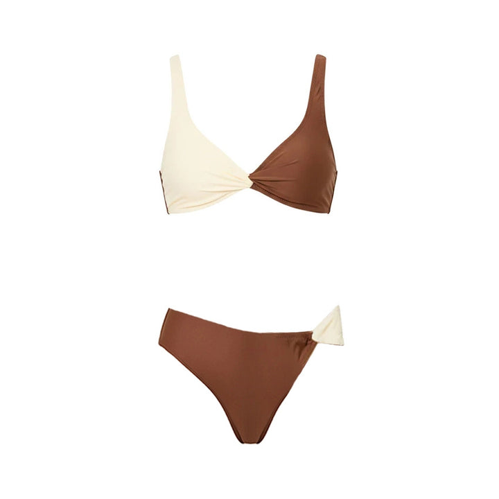 Damen Bikiniset mit eleganter Drapierung und modischem Wickelrock Drune