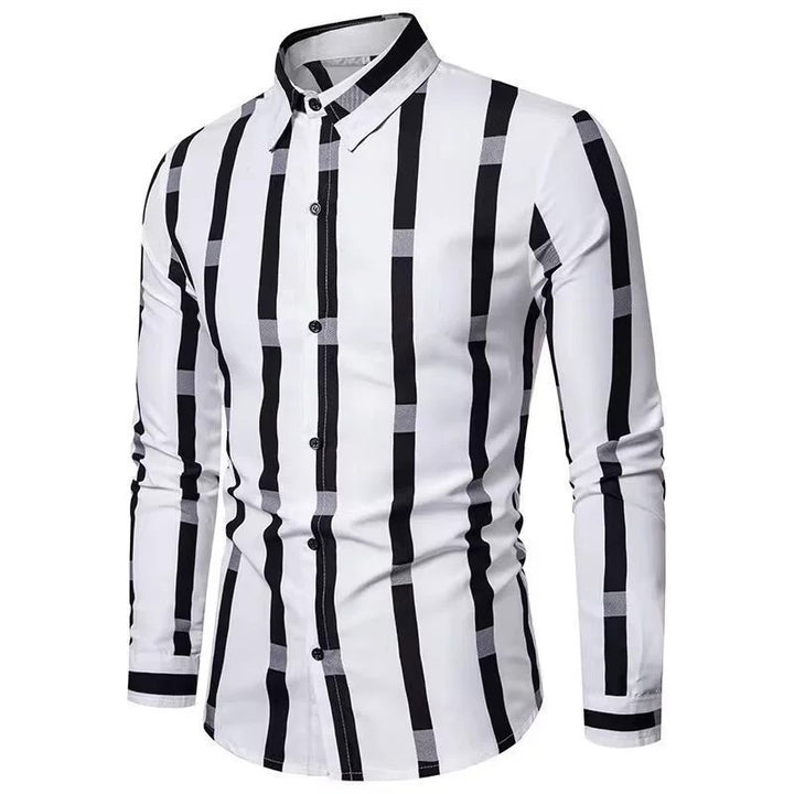 Herren Langarmhemd Drune