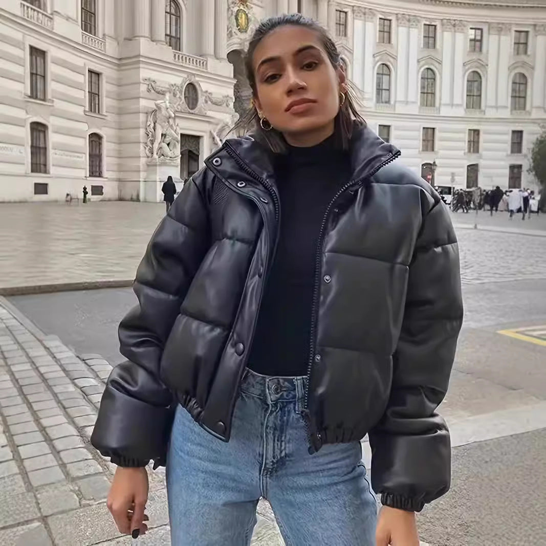 Damen kurzärmlige Daunenjacke Drune