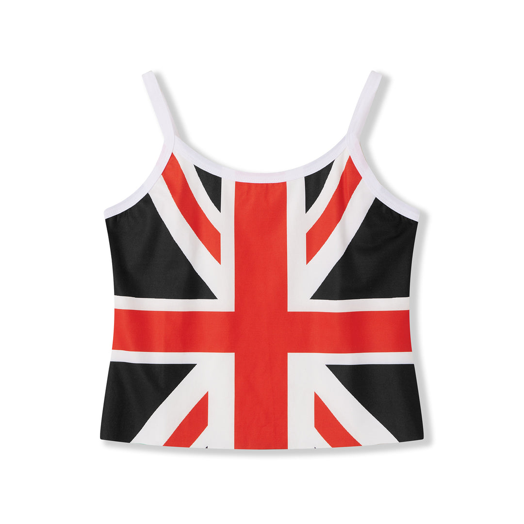 Damen Crop-Top mit Britischem Motiv Drune